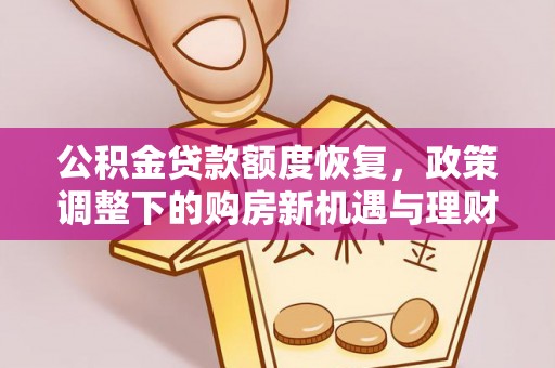 宛城公积金贷款额度恢复，政策调整下的购房新机遇与理财规划
