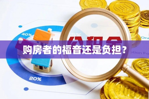 宛城购房者的福音还是负担？