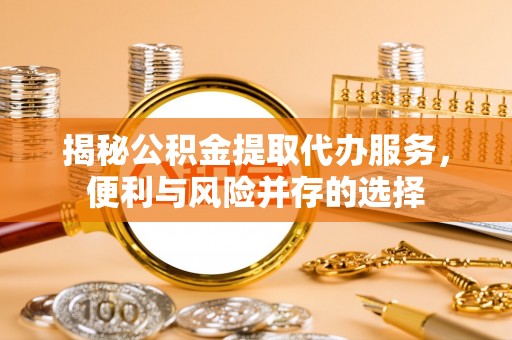 宛城揭秘公积金提取代办服务，便利与风险并存的选择