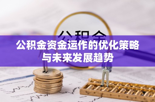 宛城公积金资金运作的优化策略与未来发展趋势