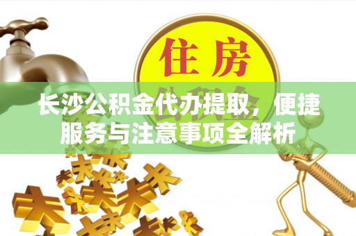 宛城长沙公积金代办提取，便捷服务与注意事项全解析