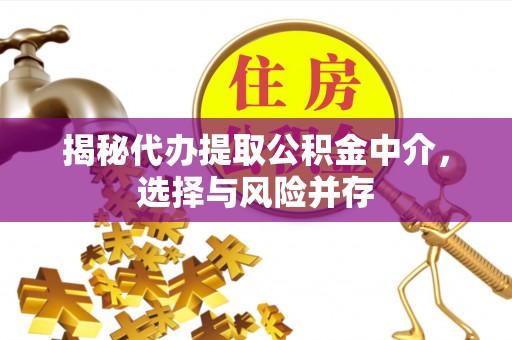 宛城揭秘代办提取公积金中介，选择与风险并存