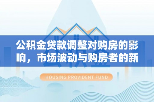 宛城公积金贷款调整对购房的影响，市场波动与购房者的新选择
