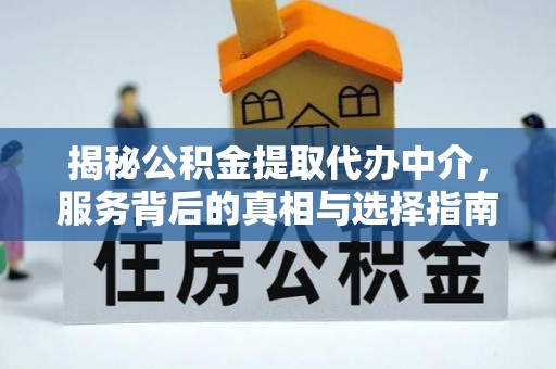 宛城揭秘公积金提取代办中介，服务背后的真相与选择指南