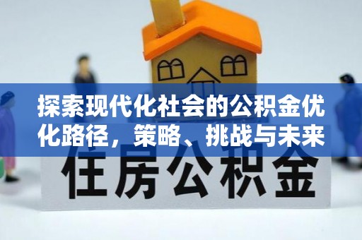 宛城探索现代化社会的公积金优化路径，策略、挑战与未来展望