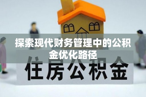 宛城探索现代财务管理中的公积金优化路径