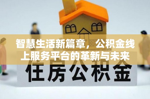 宛城智慧生活新篇章，公积金线上服务平台的革新与未来