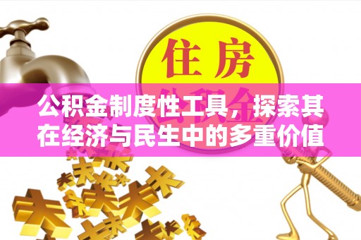 宛城公积金制度性工具，探索其在经济与民生中的多重价值