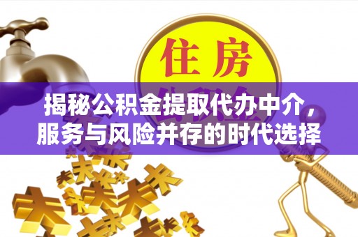 宛城揭秘公积金提取代办中介，服务与风险并存的时代选择