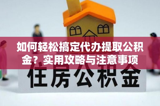宛城如何轻松搞定代办提取公积金？实用攻略与注意事项