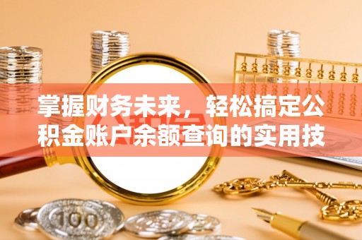 宛城掌握财务未来，轻松搞定公积金账户余额查询的实用技巧