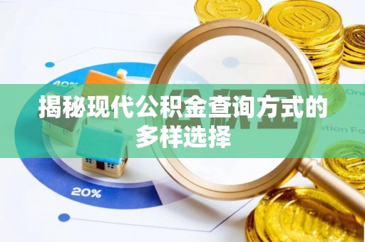 宛城揭秘现代公积金查询方式的多样选择