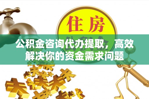 宛城公积金咨询代办提取，高效解决你的资金需求问题