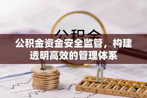 宛城公积金资金安全监管，构建透明高效的管理体系