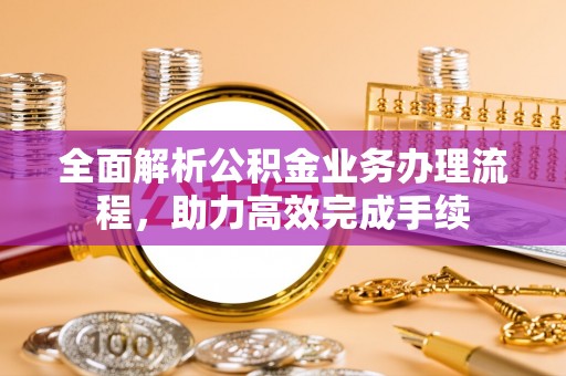 宛城全面解析公积金业务办理流程，助力高效完成手续