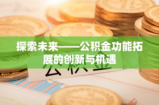 宛城探索未来——公积金功能拓展的创新与机遇