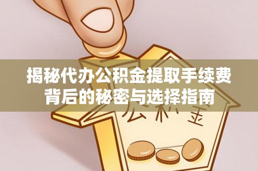 宛城揭秘代办公积金提取手续费背后的秘密与选择指南