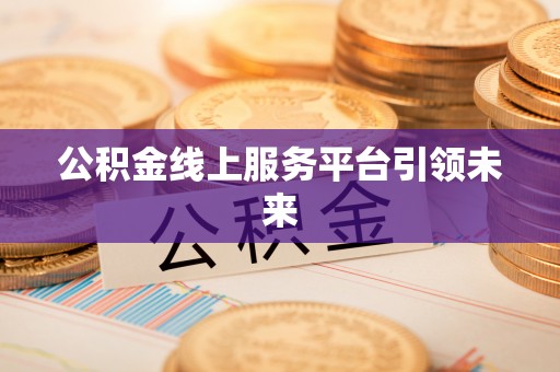 宛城公积金线上服务平台引领未来