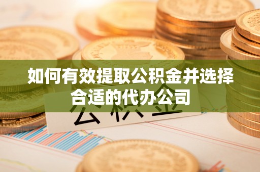 宛城如何有效提取公积金并选择合适的代办公司