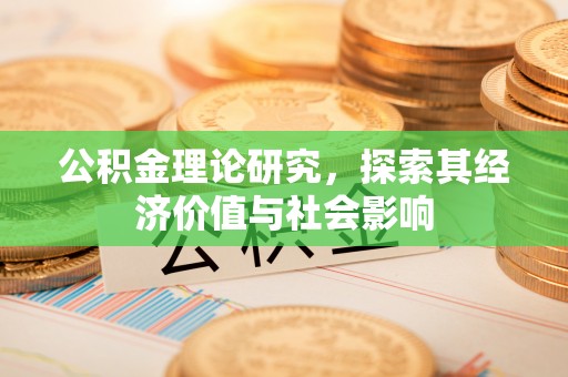 宛城公积金理论研究，探索其经济价值与社会影响