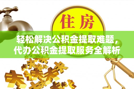宛城轻松解决公积金提取难题，代办公积金提取服务全解析