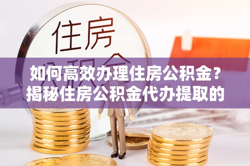 宛城如何高效办理住房公积金？揭秘住房公积金代办提取的全流程与优势