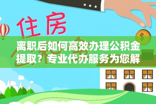 宛城离职后如何高效办理公积金提取？专业代办服务为您解忧