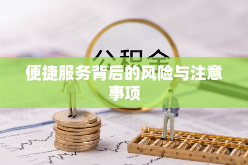 宛城便捷服务背后的风险与注意事项